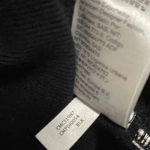 Calvin Klein Logo Name Sweater Black Size Medium - Picture 2 of 2